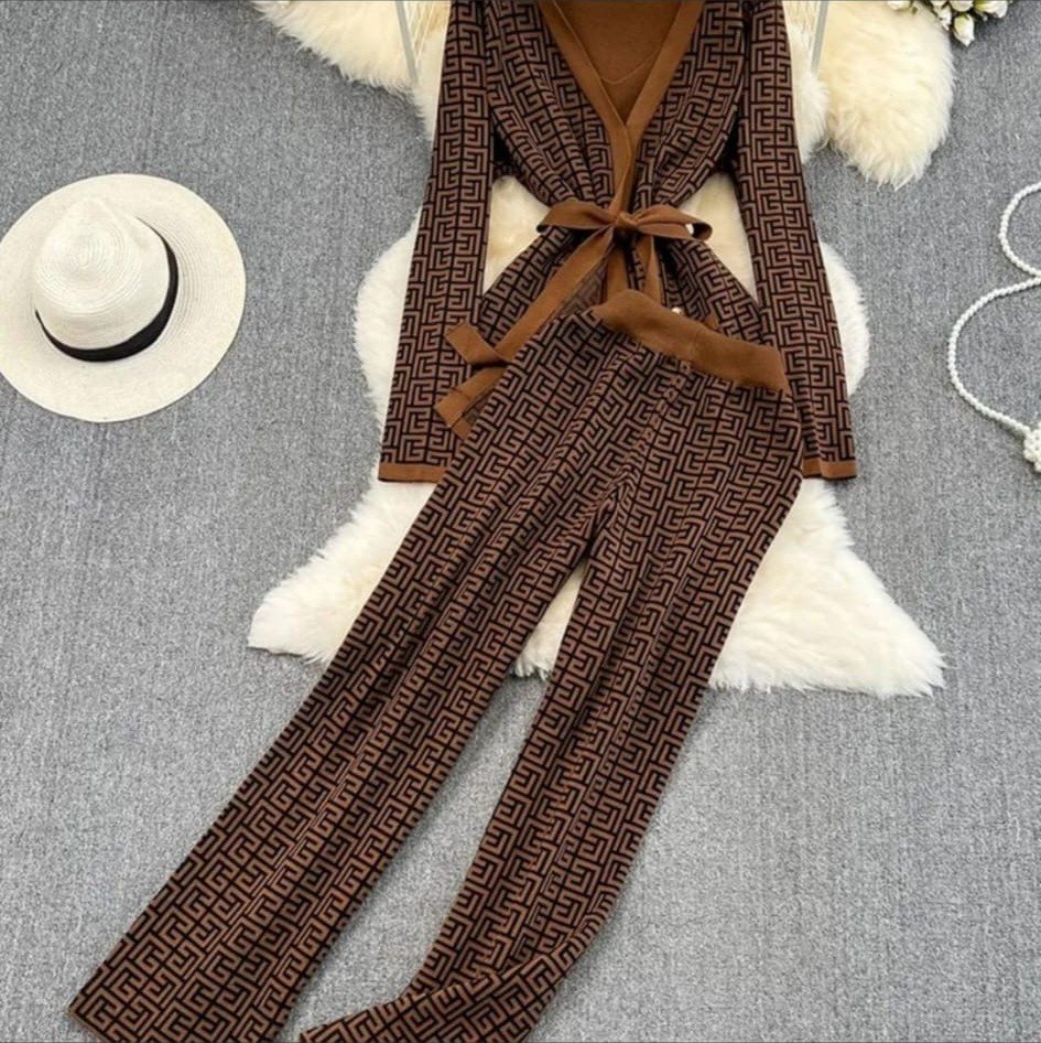 Conjunto Tejido Estampado