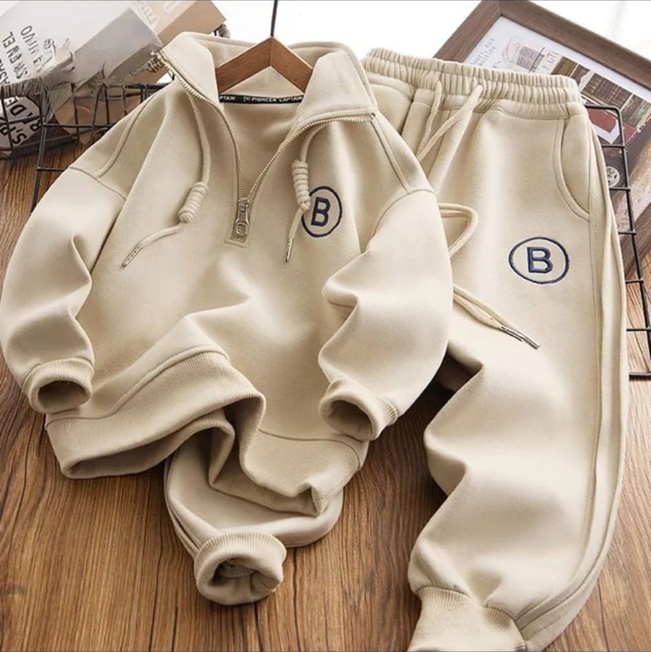 Conjunto Sudadera Medio Cierre para Niños