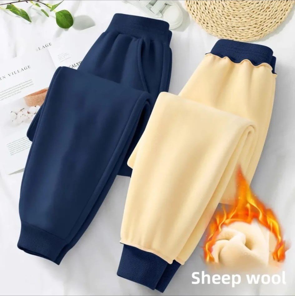 Jogger Forrado de Lana de Borrego