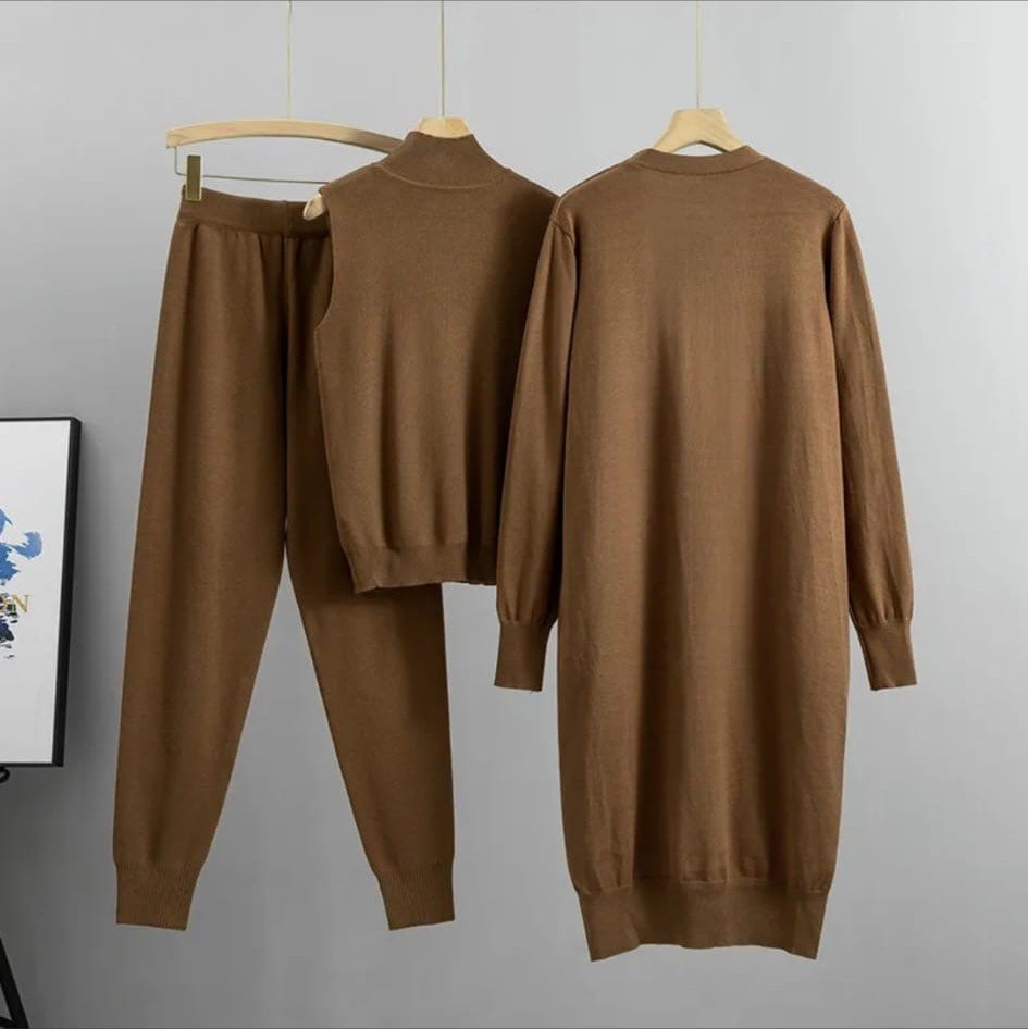 Conjunto Suéter Largo y Pantalón
