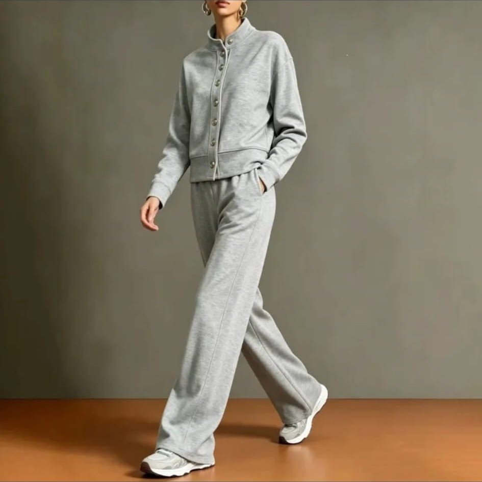 Conjunto Tejido Cárdigan y Pantalón