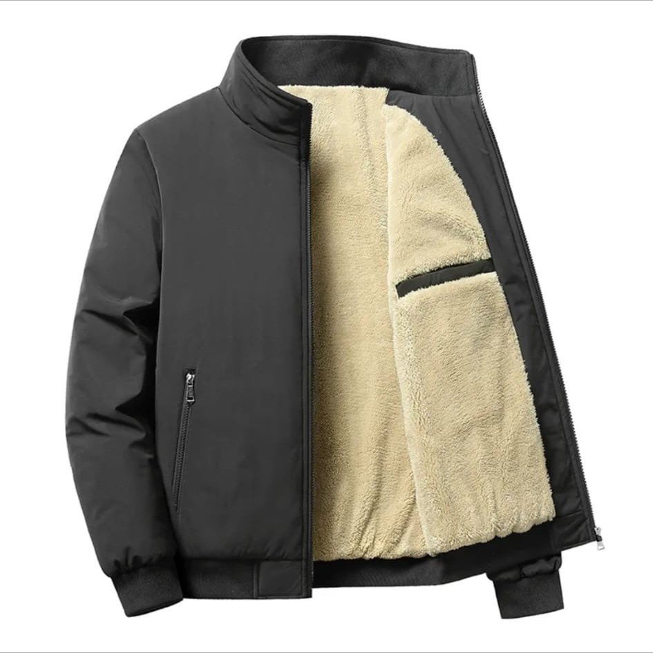 Chamarra Bomber Forrada de Borrego