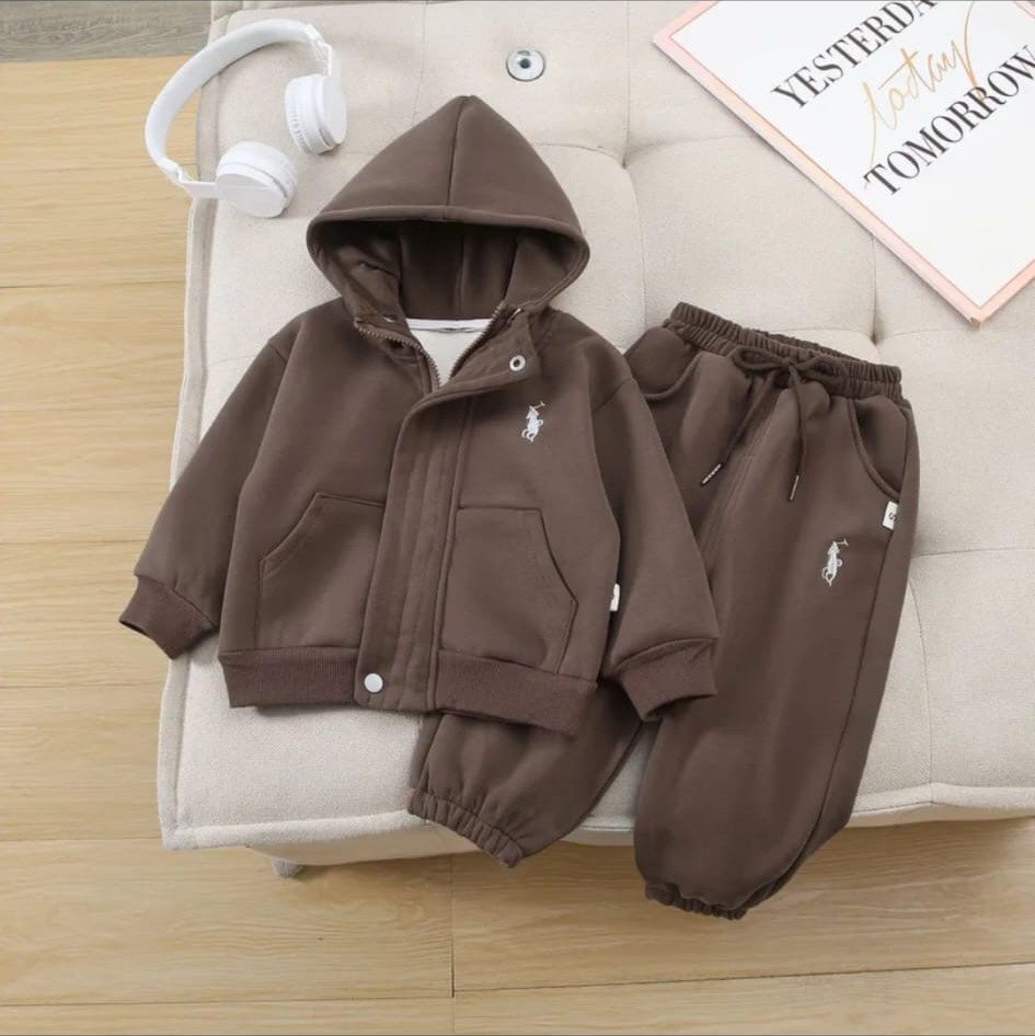 Conjunto Hoodie con Cierre para Niños