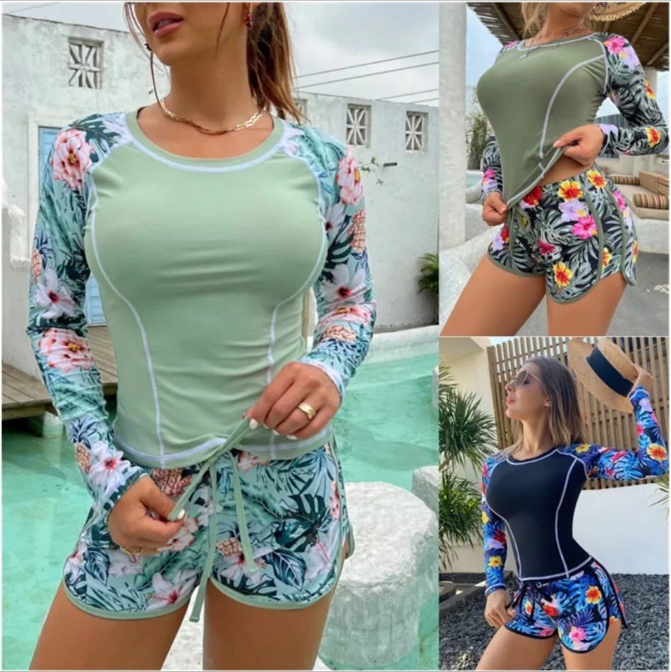 Conjunto de Baño con Manga Larga