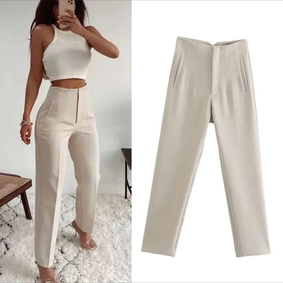 Pantalón Sastre de Tiro Alto