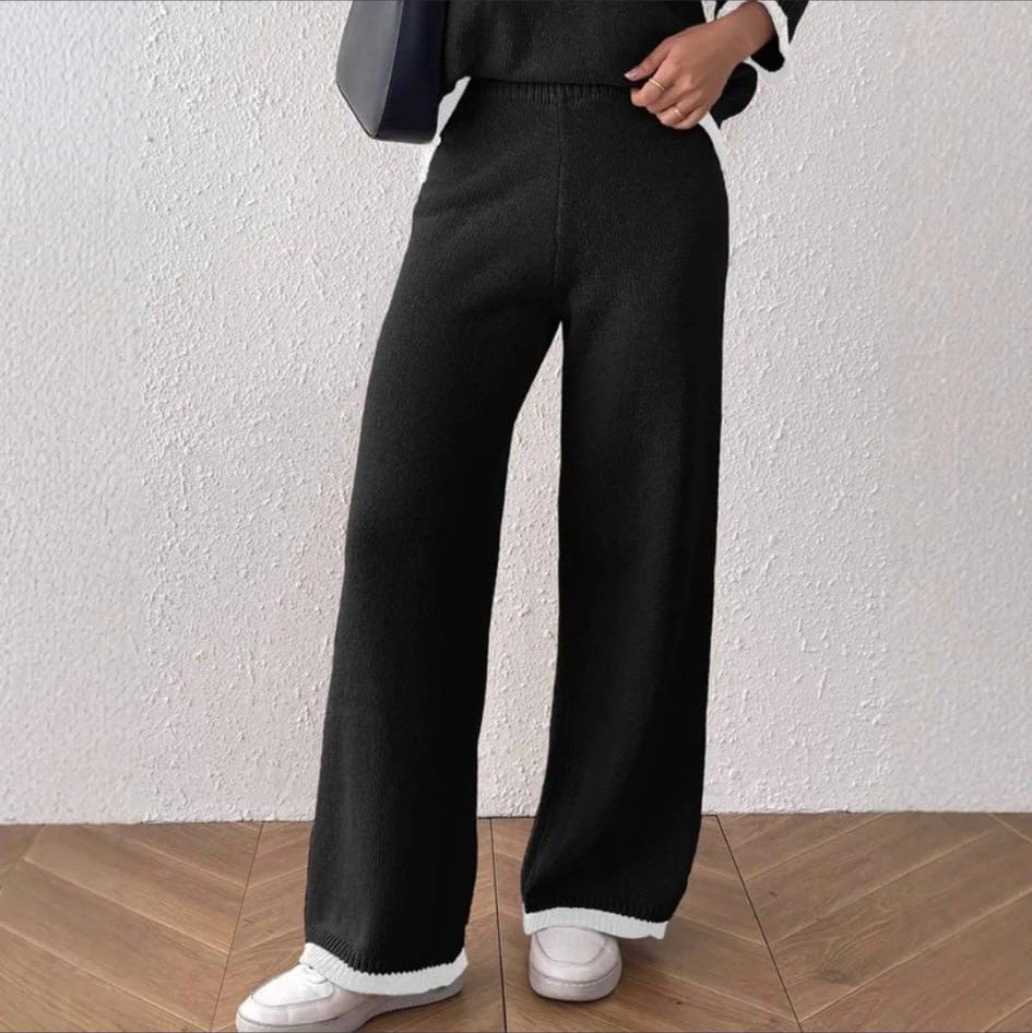 Pantalón Tejido Pierna Ancha