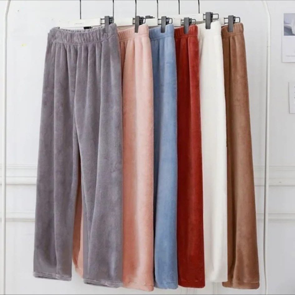 Pantalón de Terciopelo Wide-Leg