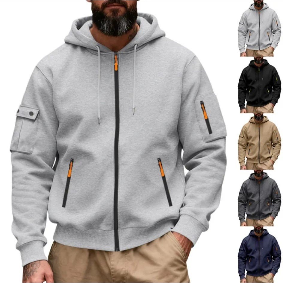 Chaqueta de Felpa con Capucha