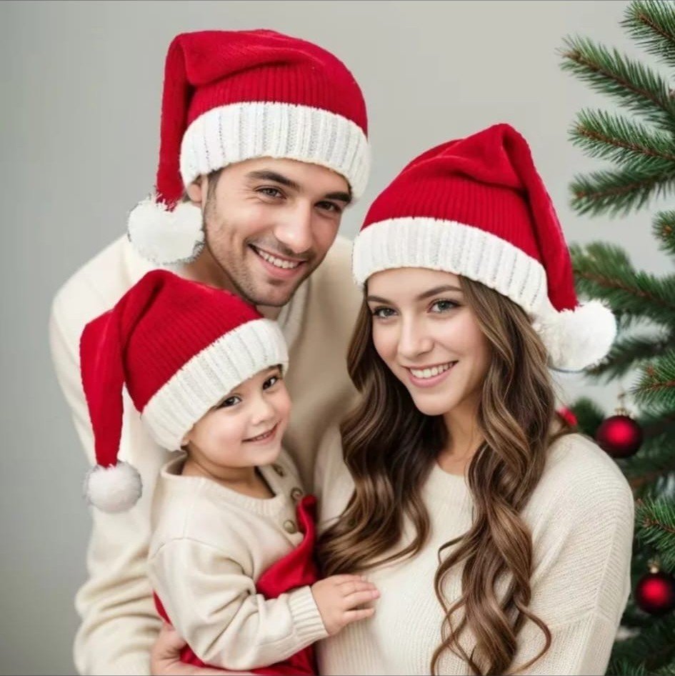 Gorro de Santa Claus Familiar