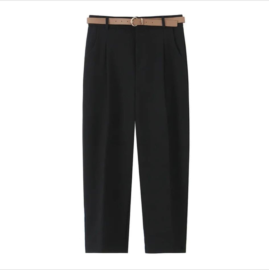 Pantalón de Vestir con Cinturón