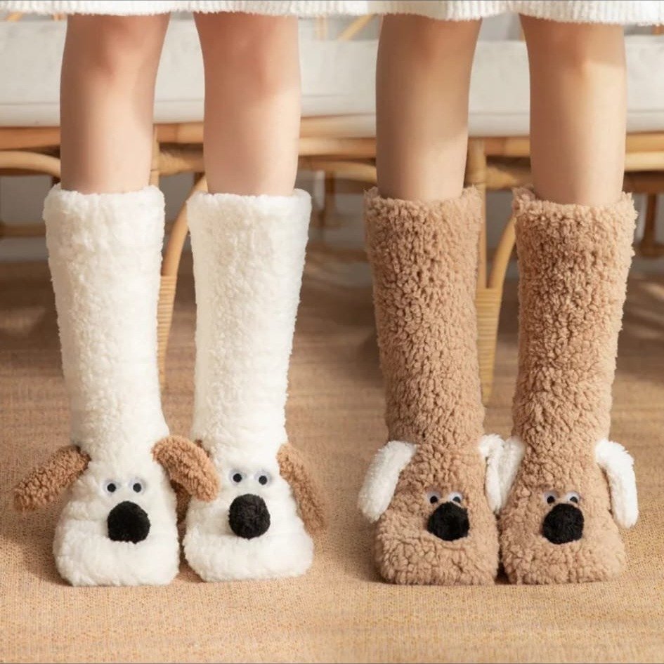 Pantuflas Calcetín de Perrito