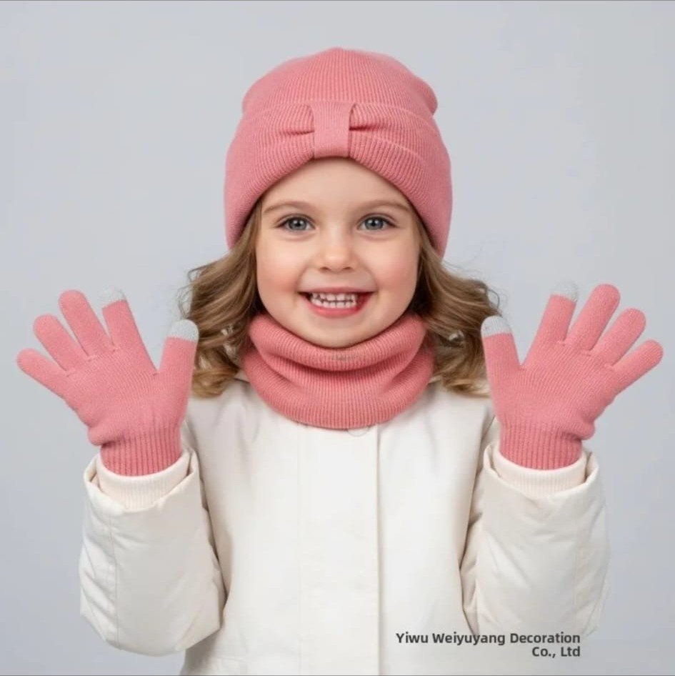Set Infantil de Gorro, Cuello y Guantes