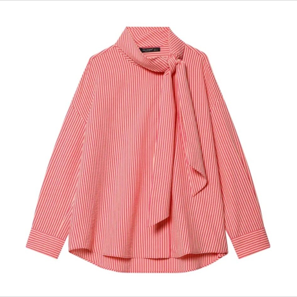 Blusa de Rayas con Lazo