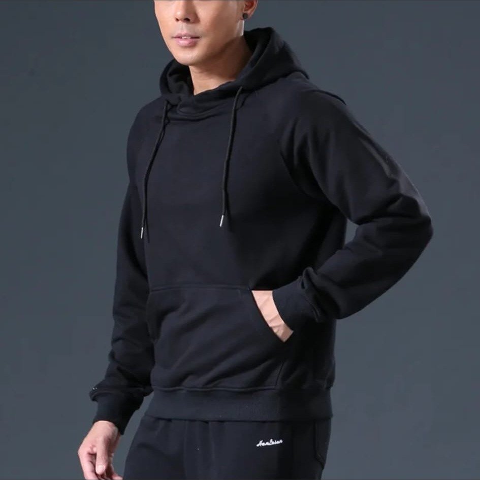 Hoodie Básico Negro