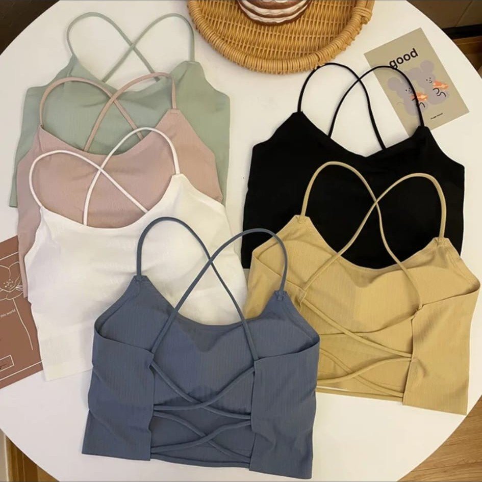 Camiseta con Espalda Cruzada