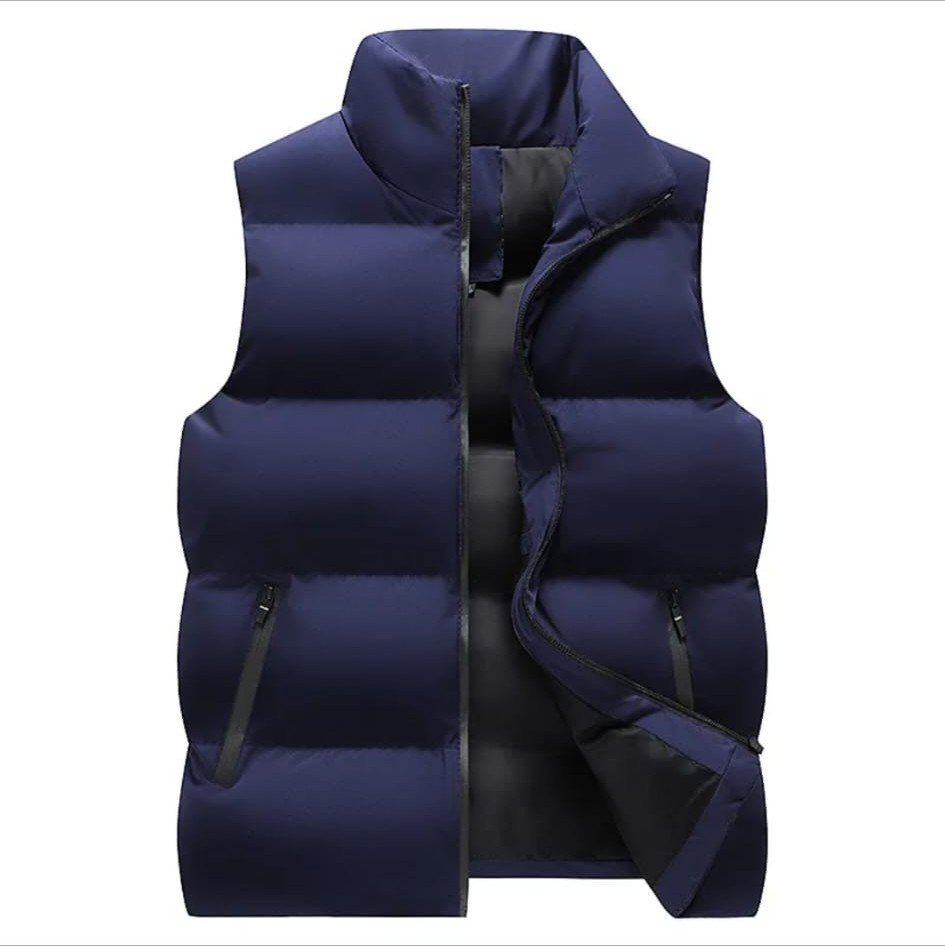 Chaleco Acolchado Cuello Alto