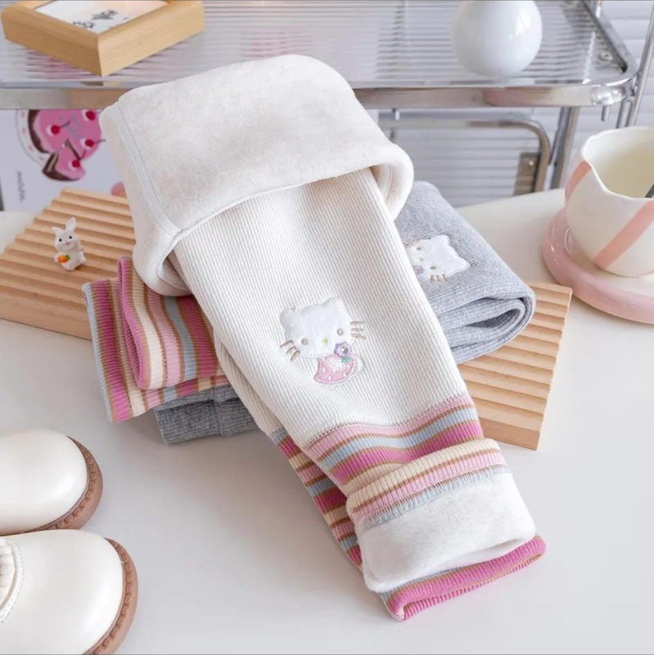 Pantalón Afelpado de Gatito para Niña