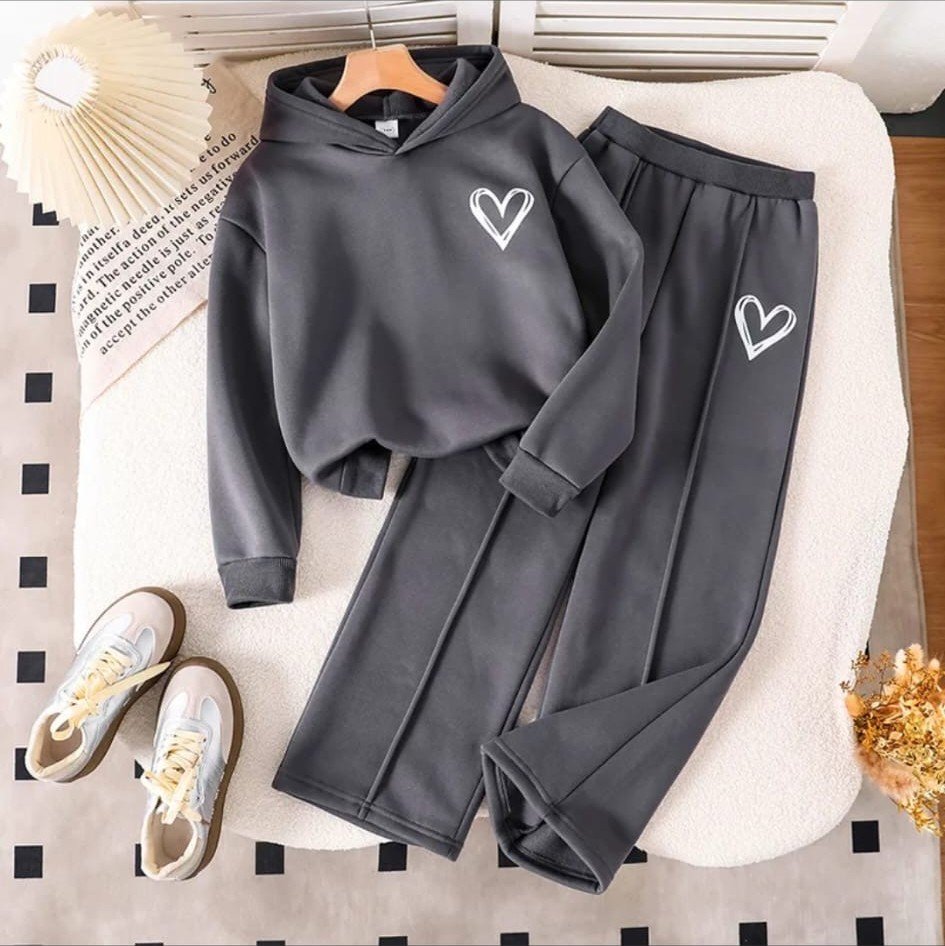 Conjunto Hoodie Corazón para Niña