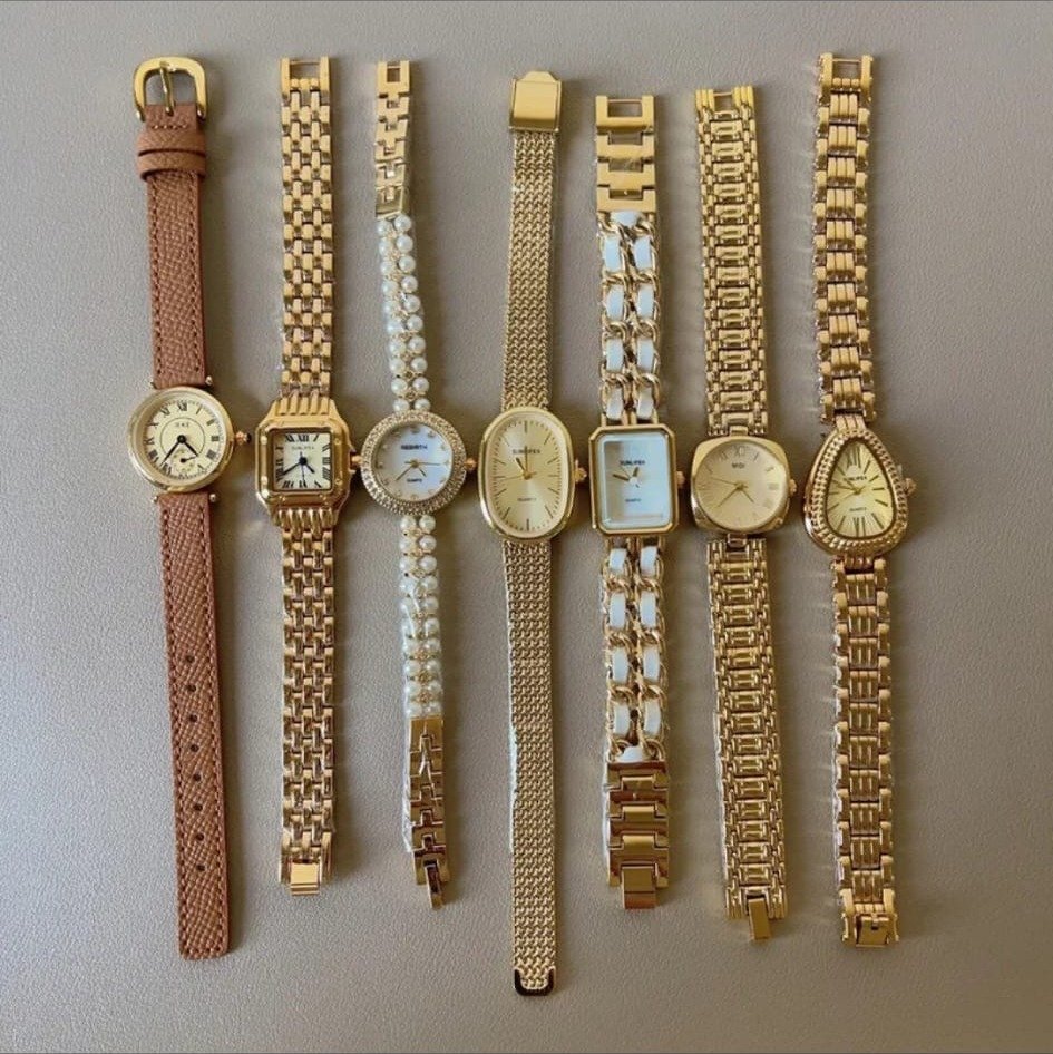 Reloj Dorado Vintage